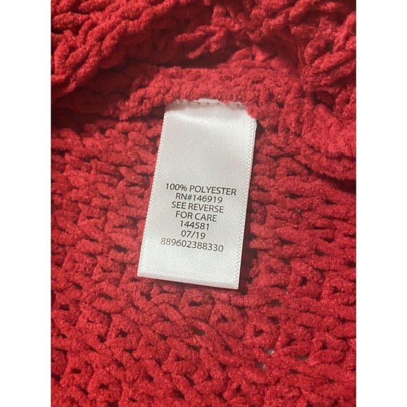 Candie's Cozy and Soft Sweater Size Small Red NEW - Picture 6 of 8